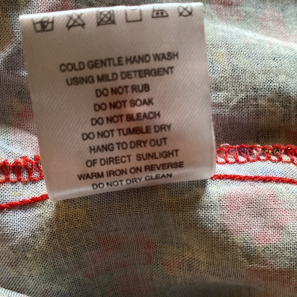 Tigerlily Floral Mini Summer/ Spring Dress AU 14 Rayon Lightweight Pre Owned EC - Picture 13 of 13